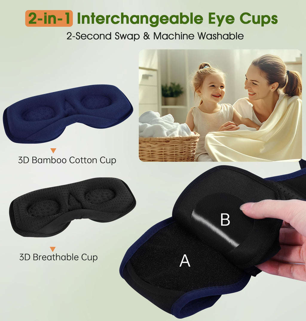 Bamboo Cotton Bluetooth Sleep Mask M607490