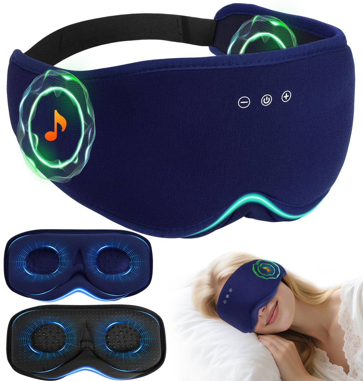 Bamboo Cotton Bluetooth Sleep Mask M607490