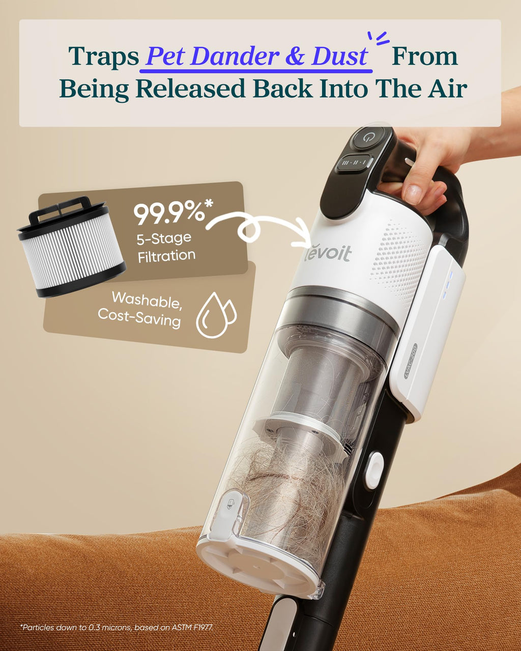 Cordless Vacuum Cleaner for Pet Hair U658