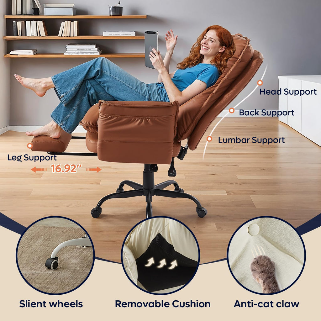 High Back Executive Chair with Footrest M65665