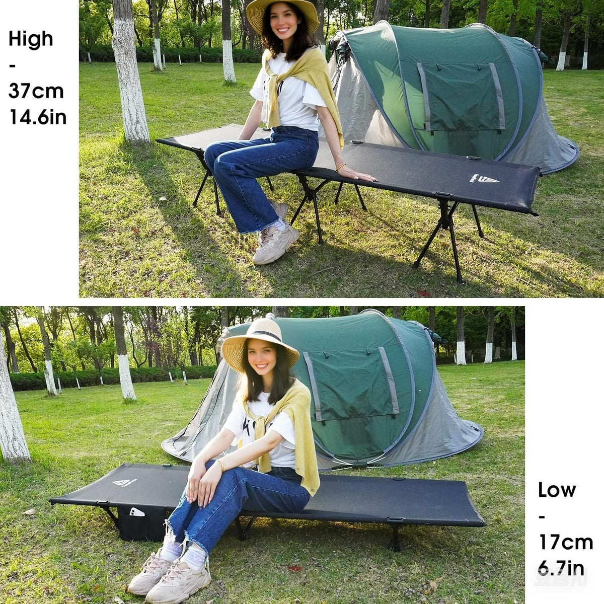 Ultralight Aluminium Camping Cot V475071