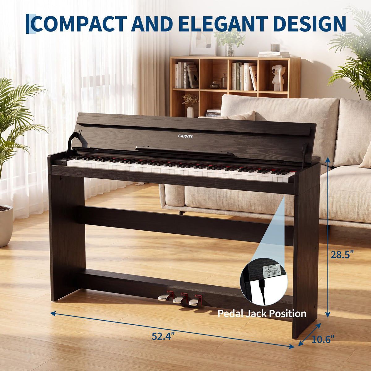 88-Key Weighted Hammer-action Digital Piano Q60896