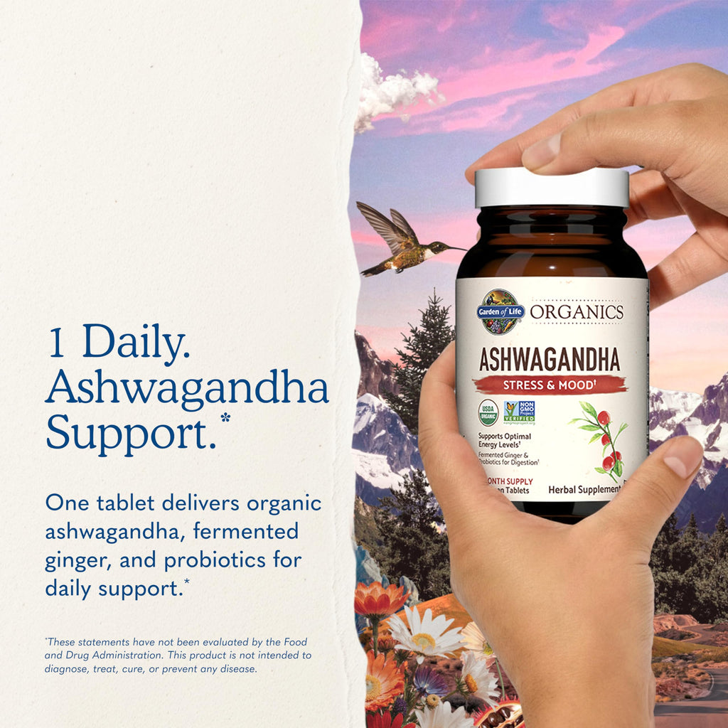 Organic Ashwagandha with Probiotics & Ginger U708549