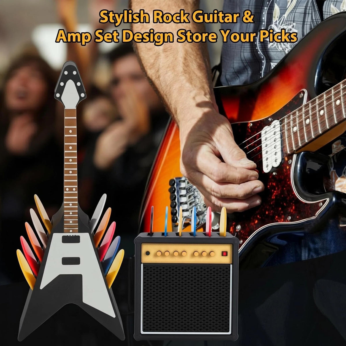 Guitar Picks Holder Box Set G2806