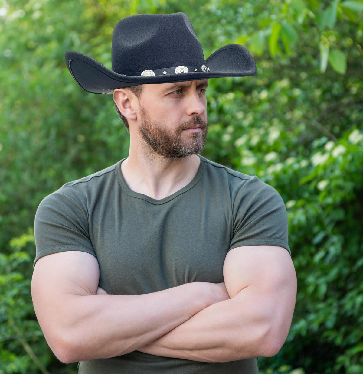 Wide Brim Felt Cowboy Hat W37014