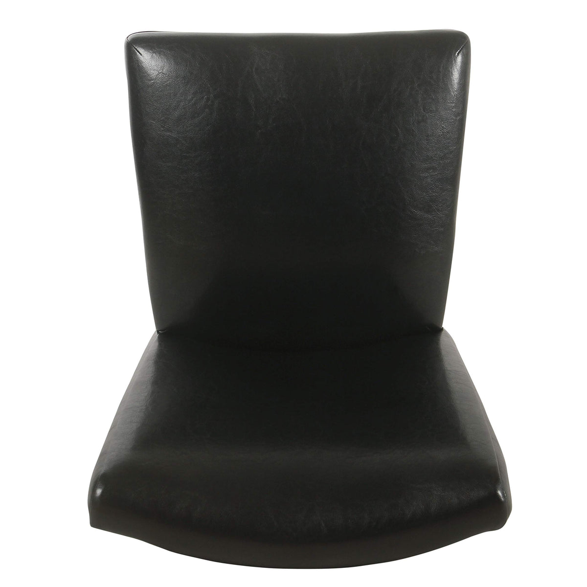 Black Faux Leather Upholstered Dining Chair Set of 2 J1749