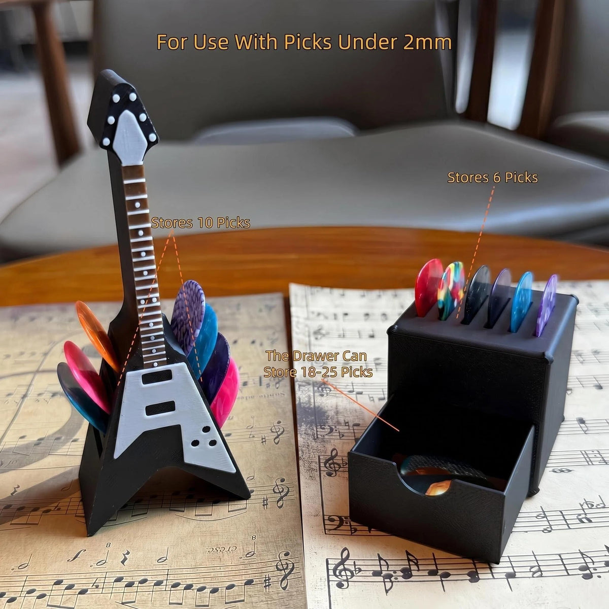 Guitar Picks Holder Box Set G2806