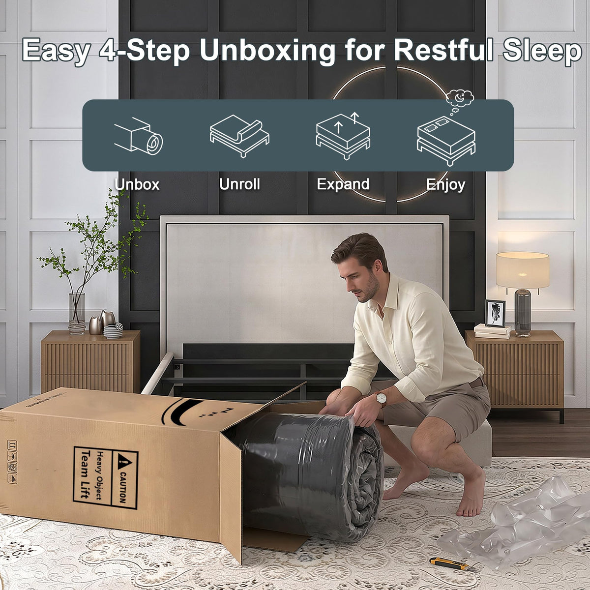 Full Size 14 Inch Hybrid Mattress X15842