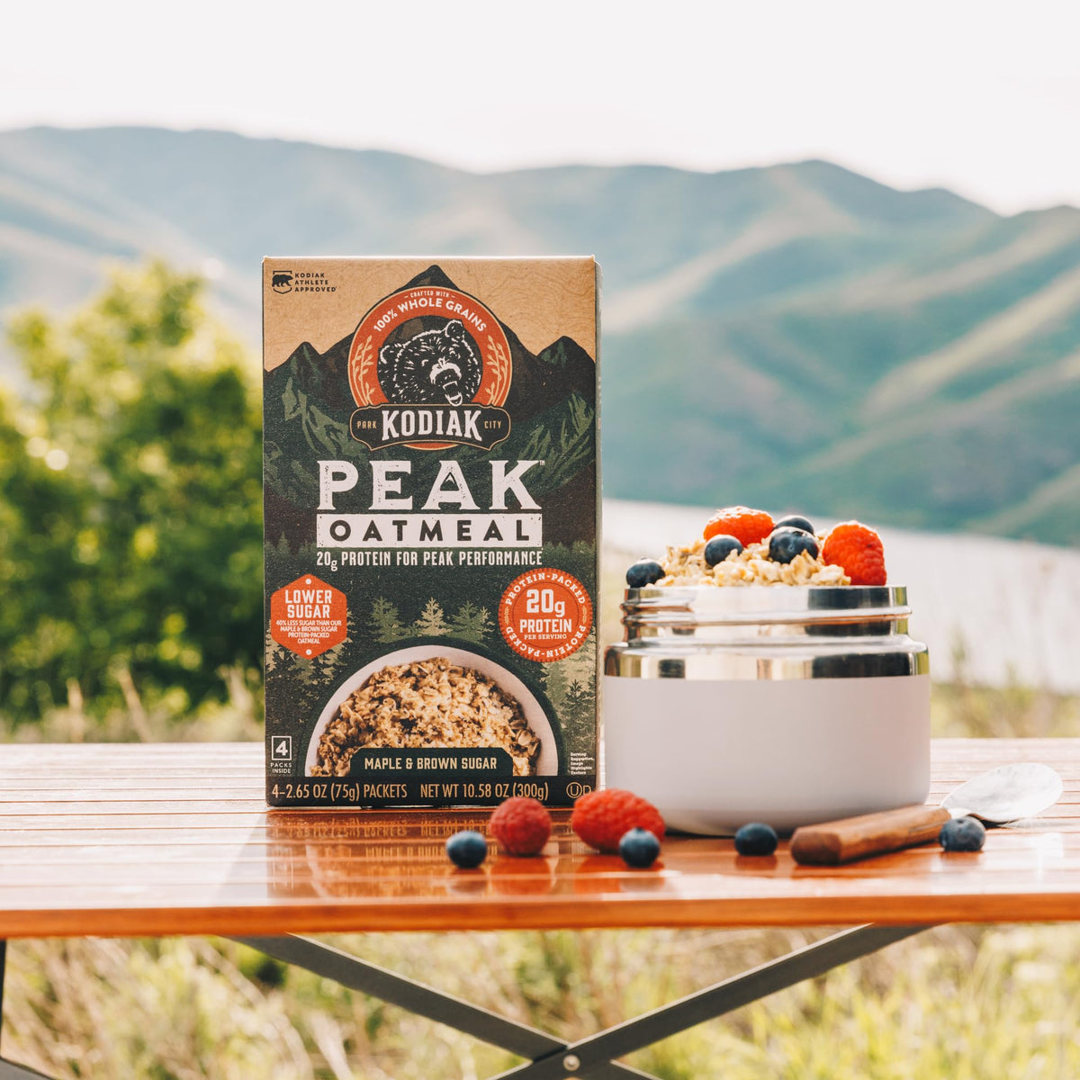Instant Oatmeal, Maple Brown Sugar, High Protein, 6pk M22740