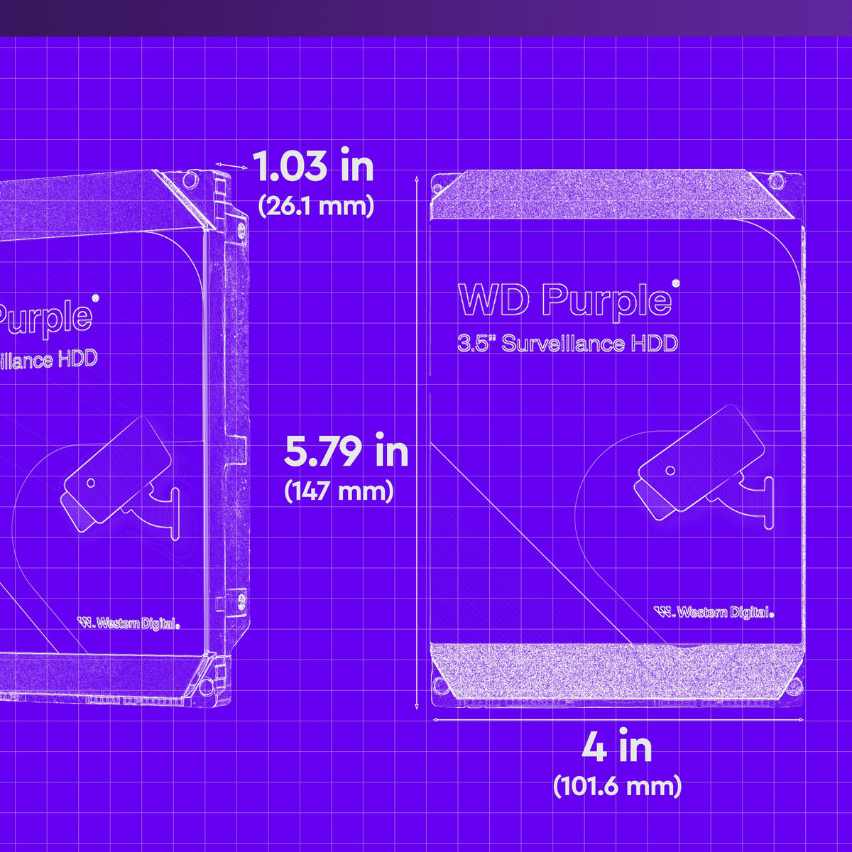 4TB Surveillance Internal Hard Drive HDD M806