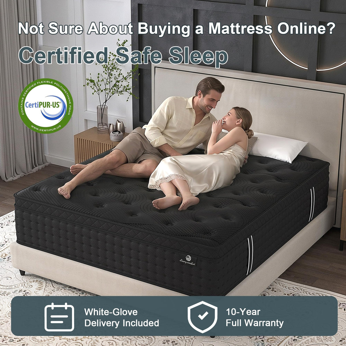 Full Size 14 Inch Hybrid Mattress X15842