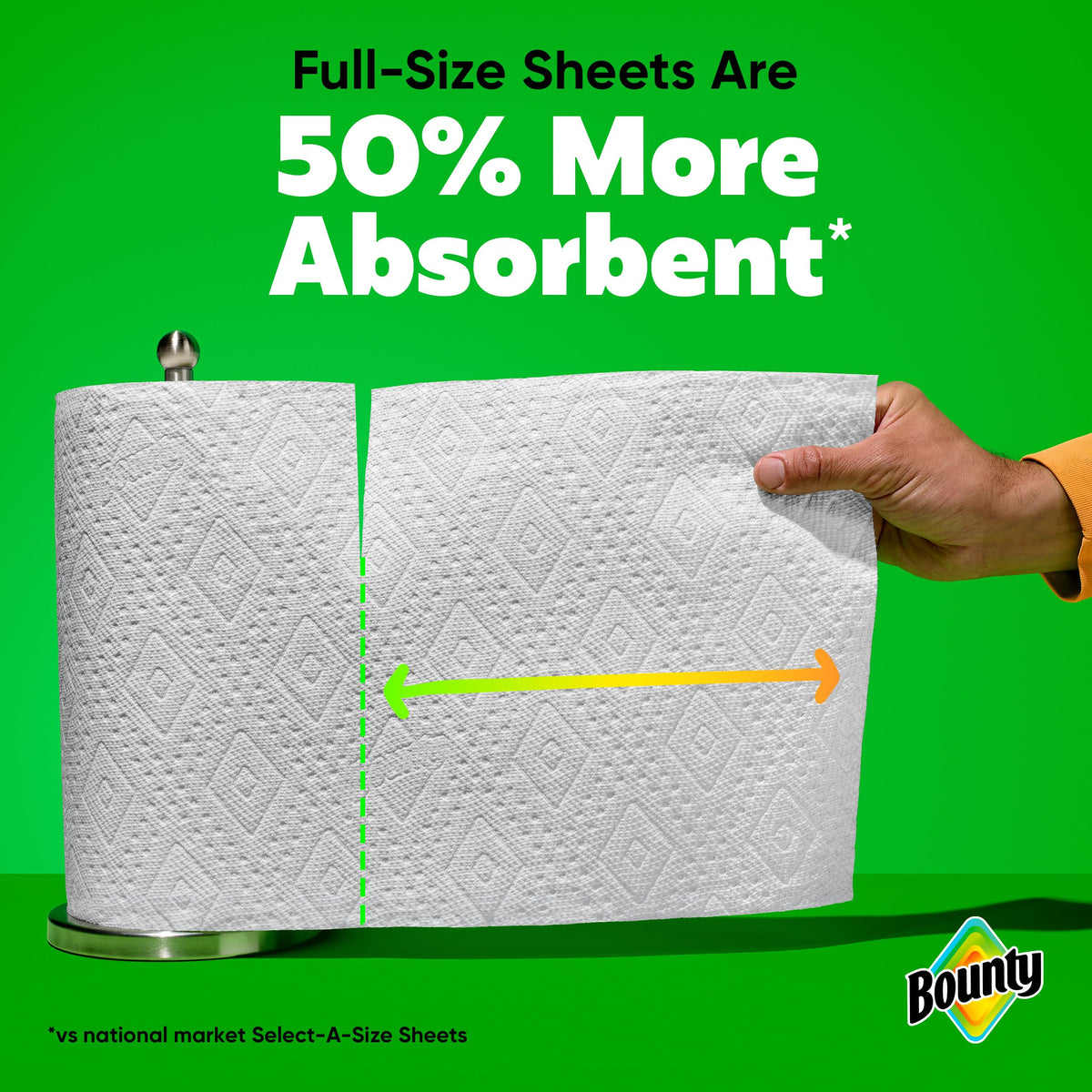 White Paper Towels, 2 Triple Rolls Q8927